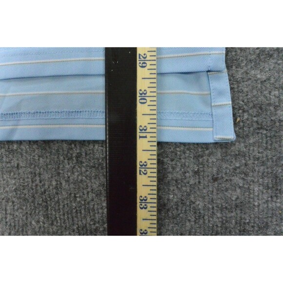 Fennec Polo Shirt Mens XL Blue Striped The Open 2015 Golf - Picture 5 of 9